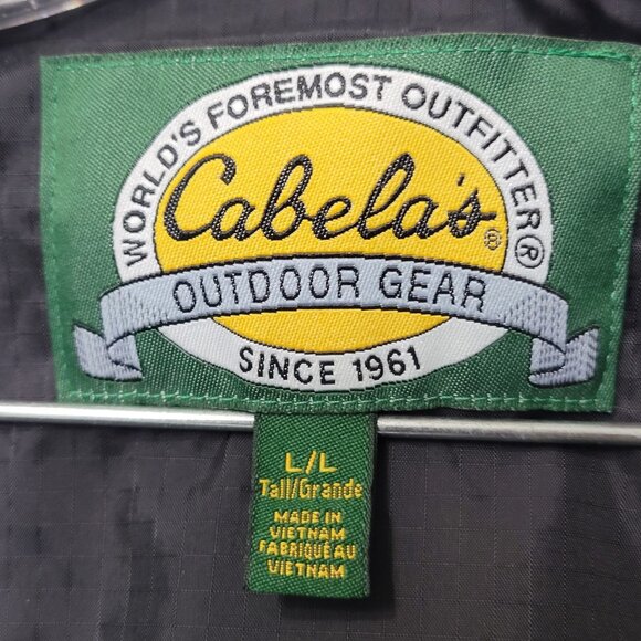 Cabela's Guidewear GoreTex Waterproof Outdoor Full-Zip Jacket Men' Navy Size L/L - Picture 12 of 12